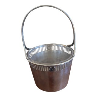 1900s Sterling Sugar Basket For Sale