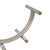 Vintage Chrome & Brass Dining Table Base Attributed to Romeo Rega 1970s For Sale - Image 9 of 13