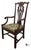 Vintage Kittinger Traditional Chippendale Style Mahogany Accent / Dining Chairs - Pair For Sale - Image 9 of 12