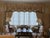 1996 Zoffany “Floral Urn” Bespoke 140" Drapery Ensemble With Lamps For Sale