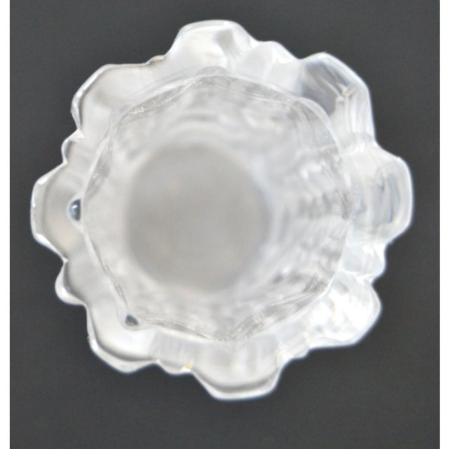 1960s Mid-Century Modern Tree Bark Crystal Vase by Kristall Krisla Italy For Sale - Image 9 of 12