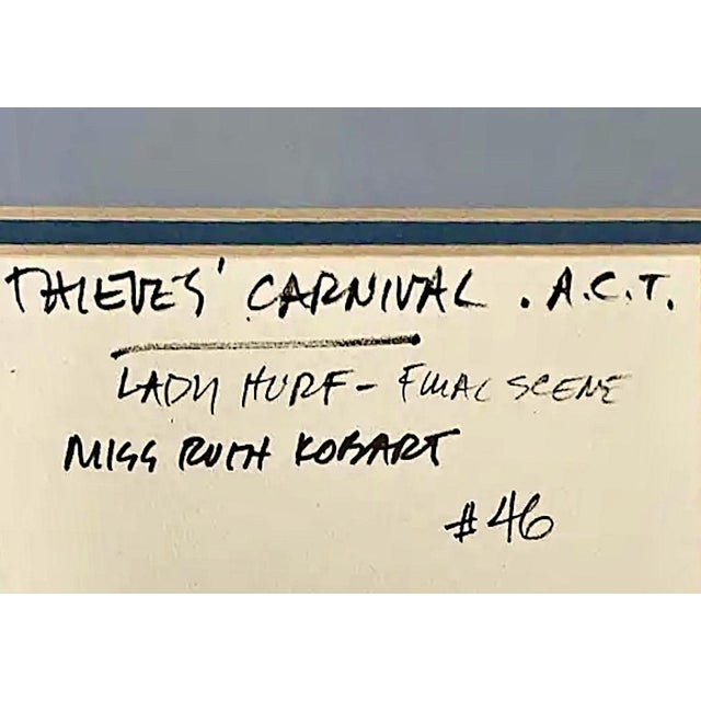 Original American Conservatory Theater “Thieves Carnival” Costume Illustration by Lewis Brown (1928-2011) For Sale In San Francisco - Image 6 of 10