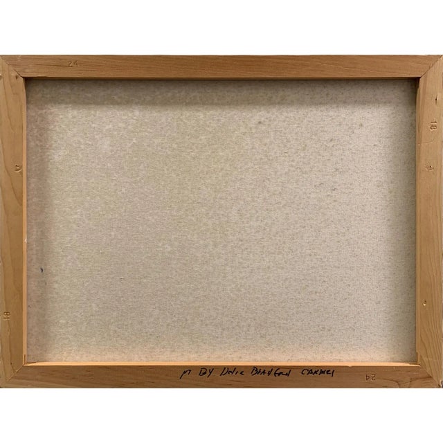 Textile 'Monterey Coastline' by Delia Bradford, Carmel, Big Sur, Pacific Ocean, California Impressionist For Sale - Image 7 of 8