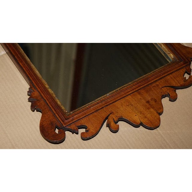 Antique Georgian Gilded Eagle Wall Mirror, 1760 For Sale - Image 4 of 10