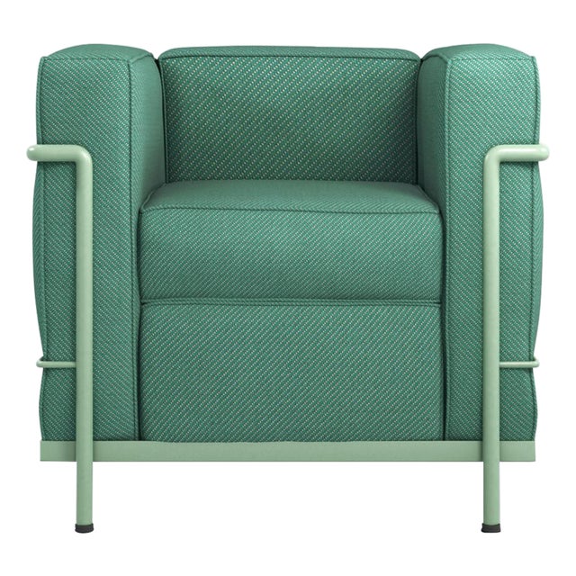 LC2 Poltrona Armchair by Le Corbusier, Jeanneret, Charlotte Perriand for Cassina For Sale