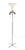 Chrome Adjustable Heigh Chrome Floor Lamp, Switzerland For Sale - Image 8 of 8