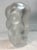 Glass Handmade Per Sundberg for Orrefors Organic Form Frosted Art Glass Crystal Vase For Sale - Image 7 of 12