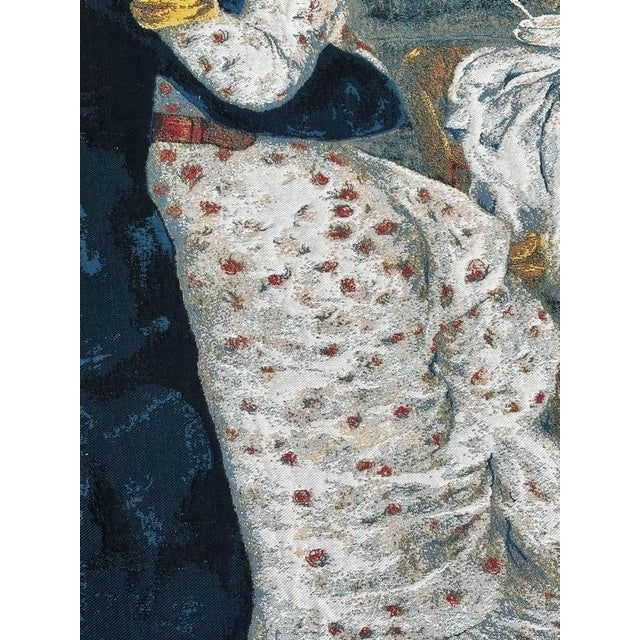 French Jacquard Tapestry with Dance in the Country Motif by A. Renoir, 2000s For Sale - Image 18 of 18