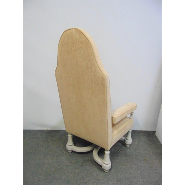 William & Mary English Style High Back Lounge Chair For Sale In Philadelphia - Image 6 of 8