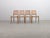 Mid-Century Modern Vintagw Chairs with Birch Cane Weave, Set of 4 For Sale - Image 3 of 12