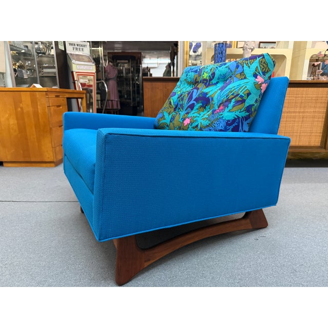Adrian Pearsall Attributed Adrian Pearsall for Craft Associates #2406 Lounge Chair C1960s For Sale - Image 4 of 9