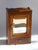 Antique Art Deco Lacquered Oak Mirror Apothecary Cabinet with Carved Door, 1920s For Sale - Image 4 of 9