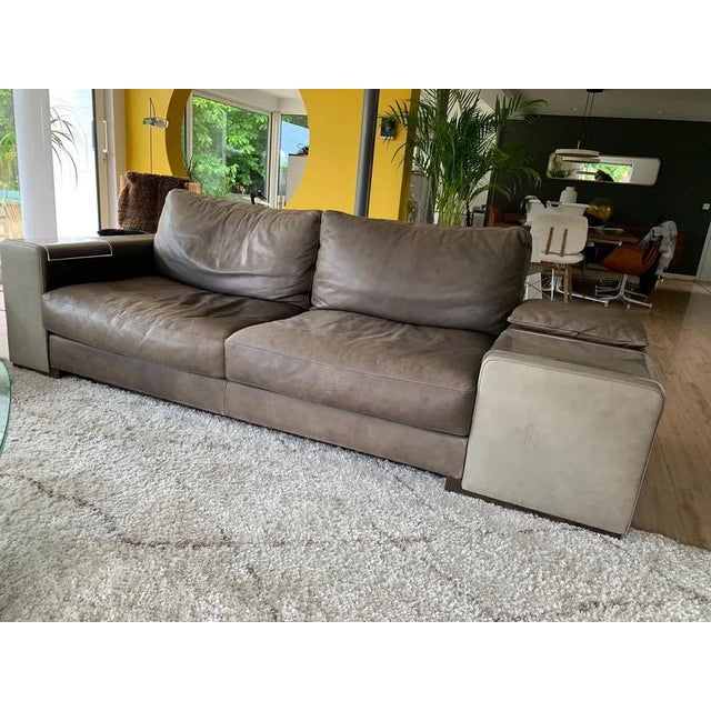 Olive Italian Sofa from Natuzzi, 1990 For Sale - Image 8 of 11
