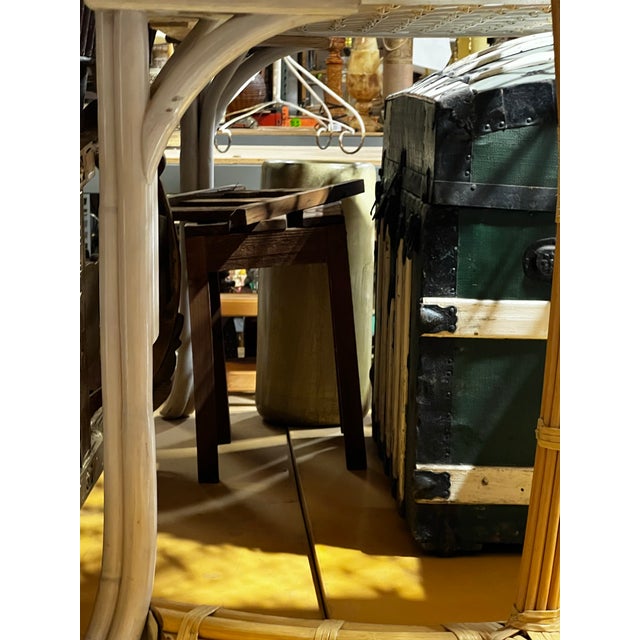 Up for consideration is a beautiful vintage small wooden collapsible chair. This would look lovely in your home, and it is...