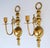 Late 20th Century Mid-Century Modern Cast Brass Candle Holder Wall Sconces - A Pair For Sale - Image 16 of 17