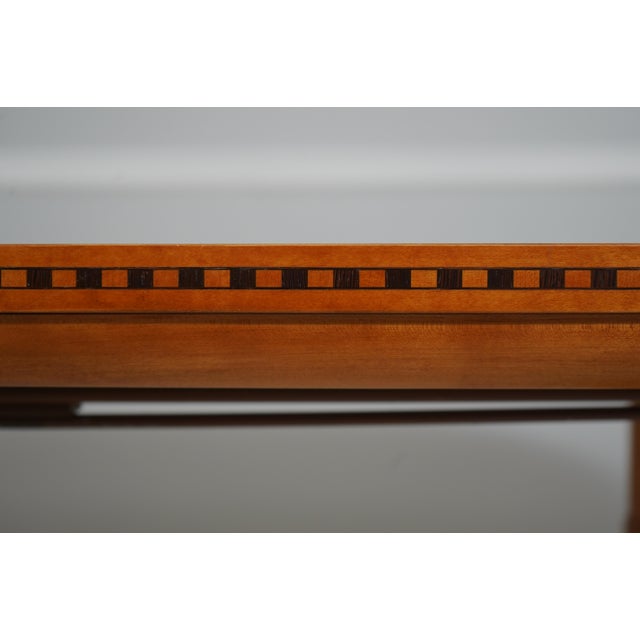 Hickory White Genesis Biediermier Dining Room Table For Sale - Image 11 of 18