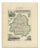 Map of Dordogne in France with Périgueux and Château de Jumilhac, 19th Century For Sale