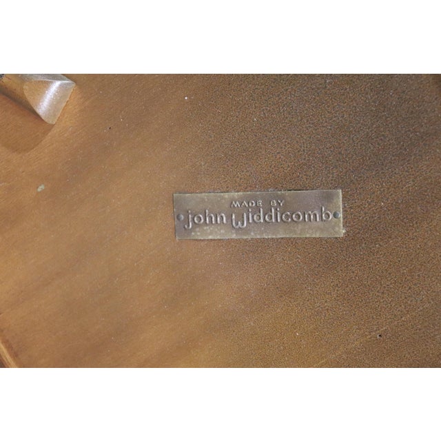 Mid 20th Century John Widdicomb Triangle Table For Sale - Image 9 of 9