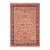 Shabby Chic Floral 1990's Pak-Persian Pink/Blue Wool Rug - 6'2'' X 9'4'' For Sale