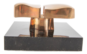 José Luis Sanchez, Abstract Sculpture, 1970s, Bronze