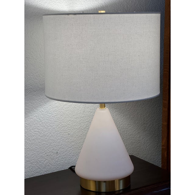 2020s West Elm Metalized Glass Table Lamps - a Pair For Sale - Image 5 of 12