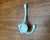 White Mid-Century Metal Coat Hook, 1950s For Sale - Image 8 of 14