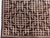 Modern pavilion geometric design handmade wool rug by Dorie Leslie Blau. Size: 10'0" × 13'10" (304 × 421 cm). Contemporary...