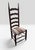 Vintage French Country Ladderback Chair For Sale - Image 4 of 4