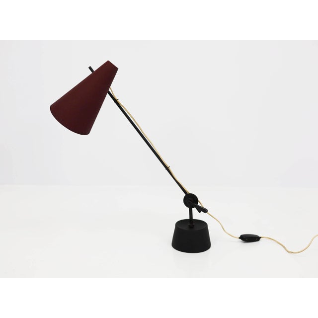 Vintage German Adjustable Flamingo Table Lamp, 1959 For Sale - Image 9 of 9