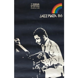 1986 Cuban Jazz Poster, Jazz Plaza '86 La Havana (Vertical) For Sale