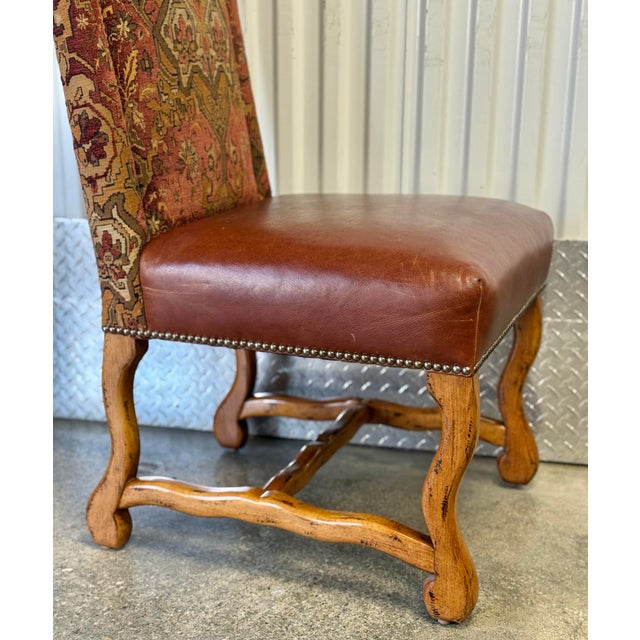 1990s Late 20th Century Spanish Colonial/ Southwestern Dining Chairs - Set of 6 For Sale - Image 5 of 12