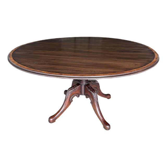60" English Dining Table For Sale