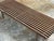 Mid 20th Century Mid-Century Slatted Walnut Bench / Coffee Table For Sale - Image 5 of 12