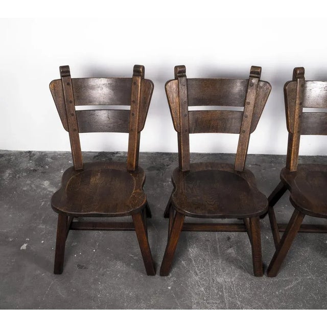 Oak Dining Chairs, 1960s, Set of 4 For Sale - Image 14 of 18