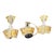 Art Deco Crystal Boudoir Perfume Bottles by Ernst Buder, 1950s, Set of 3 For Sale - Image 4 of 18