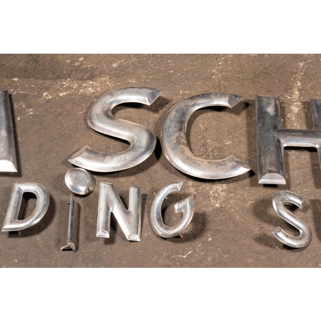 Industrial Vintage Industrial Welding Supply Storefront Lettering Set For Sale - Image 3 of 9