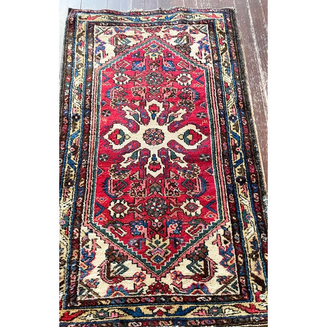 Early 20th Century Antique Hamadan Rug, 2'4" X 4' #17602 as Is For Sale - Image 5 of 9