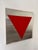 A 1960s artwork featuring a geometric composition painted directly onto a steel sheet—characterized by the clean, rigorous...