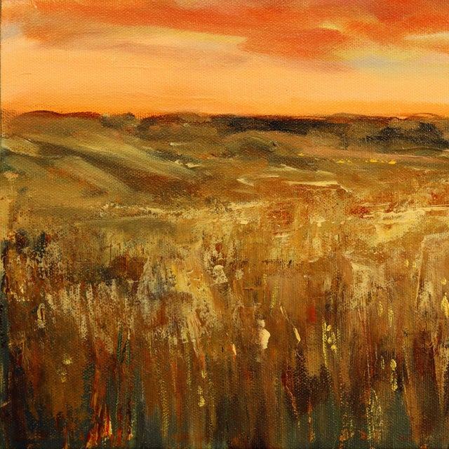 Country Views - Original Contemporary Landscape Acrylic and Graphite Painting on Canvas by Jodi Miller For Sale In Los Angeles - Image 6 of 9