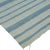 Traditional Vintage Dhurrie Rug With Blue and Gray Stripes | Rug & Kilim For Sale - Image 3 of 5