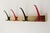Black Mid-20th Century Wall-Mounted Coat Rack in Red and Black, 1950s For Sale - Image 8 of 11