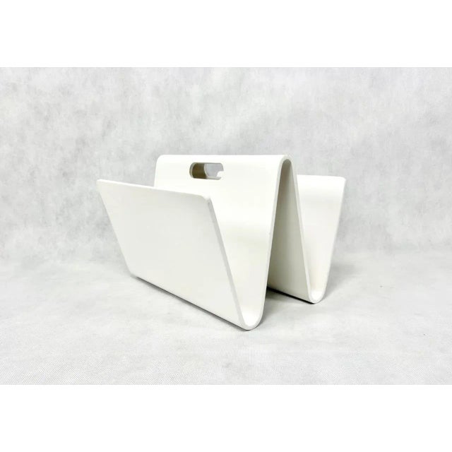1980s Magazine Rack in Plywood in the style of Alvar Aalto, 1980s For Sale - Image 5 of 10