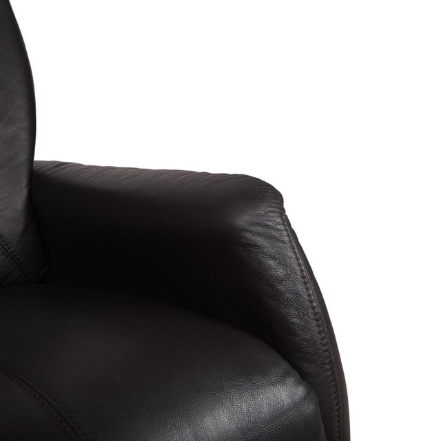 4571 Cumuly Leather Three-Seater Sofa and Armchair in Anthracite Grey with Manual Function by Himolla, Set of 2 For Sale - Image 12 of 18