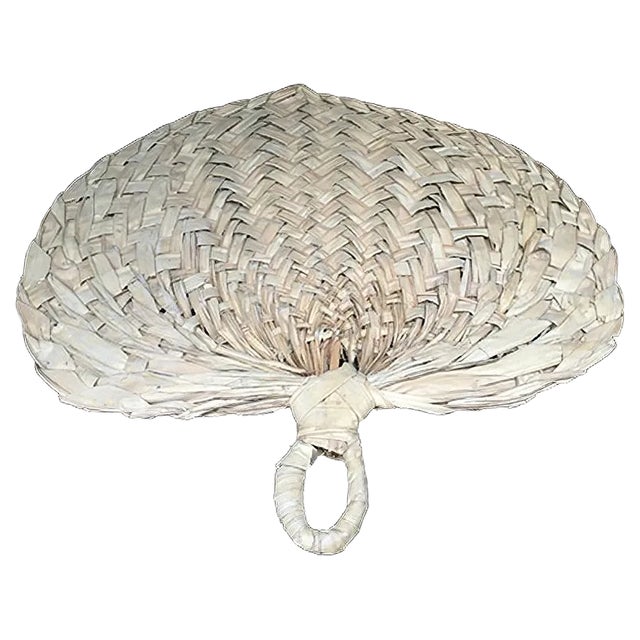 Palm Leaf Wall Mat, 1970s For Sale