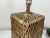 Khaki Conical-Shaped Woven Rattan Table Lamp, 1970s For Sale - Image 8 of 11
