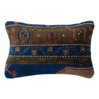 13"x20" Authentic Turkish Wool Cushion Cover. Rustic Decor. Vintage Throw Pillow For Sale