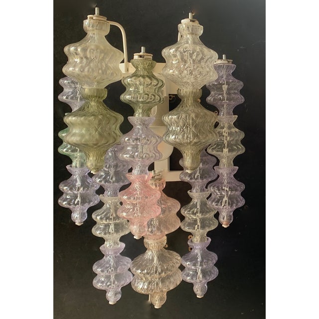 Glass Modular Wall Lamp from Seguso, 1960s For Sale - Image 7 of 11