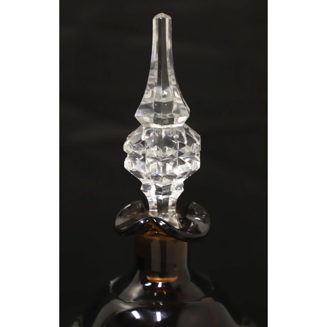 Mid 20th Century Mid 20th Century Decanter Set With Cordial Glasses - 9 Pieces For Sale - Image 5 of 12