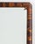 Karl Springer Style Tortoise Shell Finish Wood Framed Beveled Glass Mirror, Carver's Guild label to reverse. Overall:...