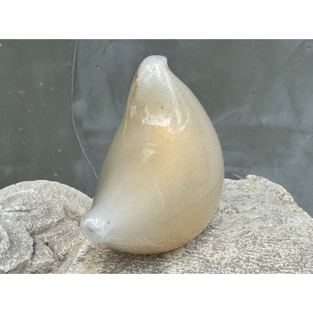 Murano Glass Dove with Gold Aventurine from Barovier & Toso, Italy, 1970s For Sale - Image 4 of 18